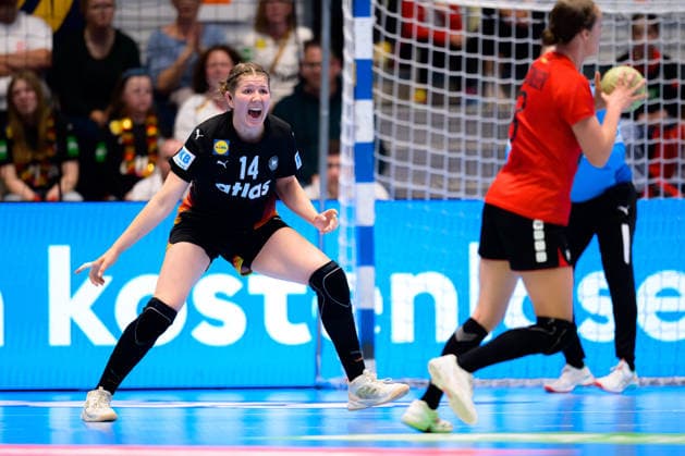 Handball, Womens European Championship Qualification, Germany Belgium, 2nd round, Group 3, Matchday 6 Marie Steffen Germany Hamm Westpress Arena Nordrhein Westfalen Germany