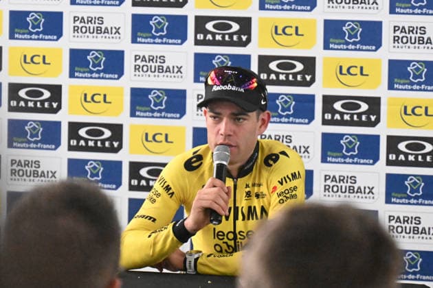 12-04-2026 Paris - Roubaix; 2026, Visma - Lease A Bike; Van Aert, Wout; Roubaix; 