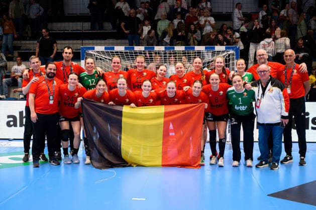 Handball, Womens European Championship Qualification, Germany Belgium, 2nd round, Group 3, Matchday 6 the team from Belgium Hamm Westpress Arena Nordrhein Westfalen Germany