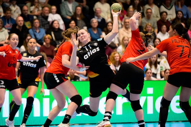 Handball, Womens European Championship Qualification, Germany Belgium, 2nd round, Group 3, Matchday 6 Viola Leuchter Germany Hamm Westpress Arena Nordrhein Westfalen Germany