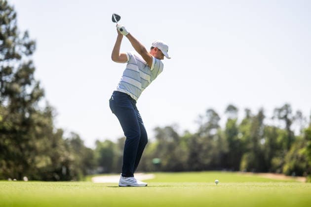 260412 Ludvig Aberg of Sweden during the final round of the 2026 Masters Golf Tournament on April 12, 2026 in Augusta Photo Petter Arvidson BILDBYRAN kod PA PA1196 golf masters bbeng the masters augusta sweden sverige  Copyright: PETTERxARVIDSON BB260412PA063