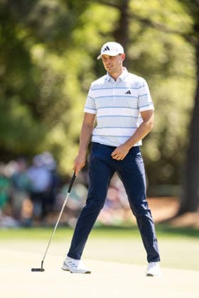 260412 Ludvig Aberg of Sweden during the final round of the 2026 Masters Golf Tournament on April 12, 2026 in Augusta Photo Petter Arvidson BILDBYRAN kod PA PA1196 golf masters bbeng the masters augusta sweden sverige  Copyright: PETTERxARVIDSON BB260412PA066