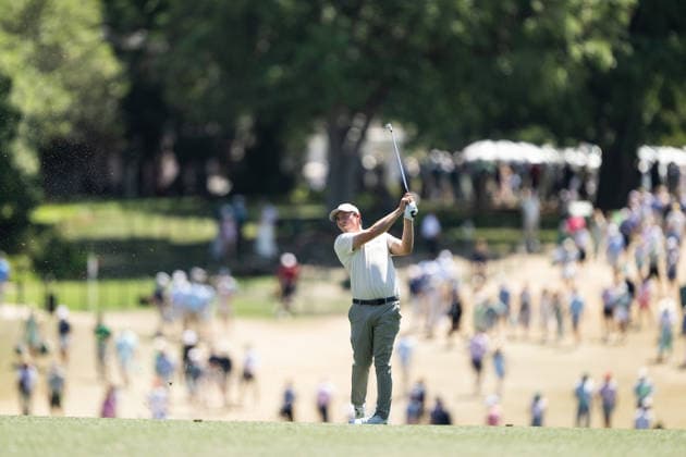 260412 Matt Fitzpatrick of England during the final round of the 2026 Masters Golf Tournament on April 12, 2026 in Augusta Photo Petter Arvidson BILDBYRAN kod PA PA1196 golf masters bbeng the masters augusta  Copyright: PETTERxARVIDSON BB260412PA068
