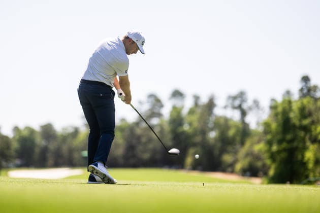 260412 Brian Campbell of USA during the final round of the 2026 Masters Golf Tournament on April 12, 2026 in Augusta Photo Petter Arvidson BILDBYRAN kod PA PA1196 golf masters bbeng the masters augusta sweden sverige  Copyright: PETTERxARVIDSON BB260412PA078