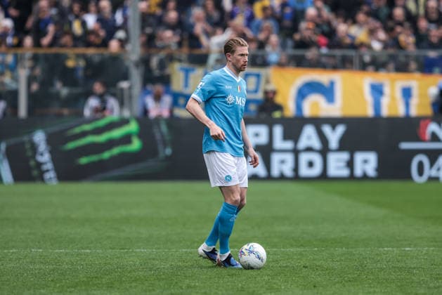 Parma Calcio 1913 v SSC Napoli - Serie A Kevin De Bruyne of SSC Napoli is in action during the Serie A football match between Parma Calcio 1913 and SSC Napoli at Ennio Tardini Stadium in Parma, Italy, on April 12, 2026. Parma Italy  Copyright: xEmanuelexComincinix originalFilename:comincini-parmacal260412_npsXq.jpg