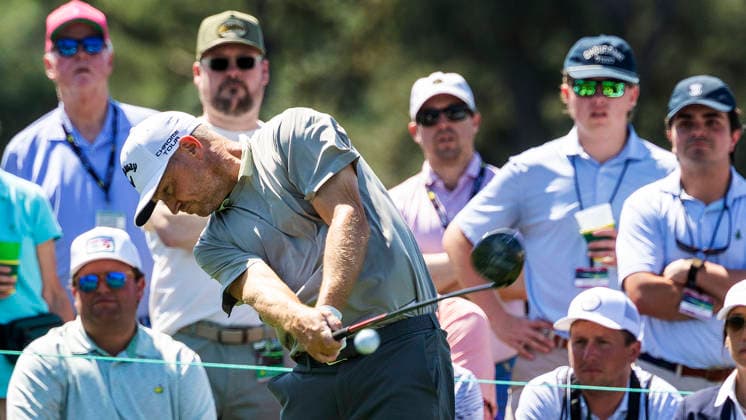 AUGUSTA 20260409 Ludvig Aberg waits for the 14th hole during the first day of competition of the US Masters at Augusta National Golf Club in the USA Photo Christer Höglund TT code 40750 AUGUSTA USA x40750x  Copyright: xChristerxHöglundx US MASTERS GOLF