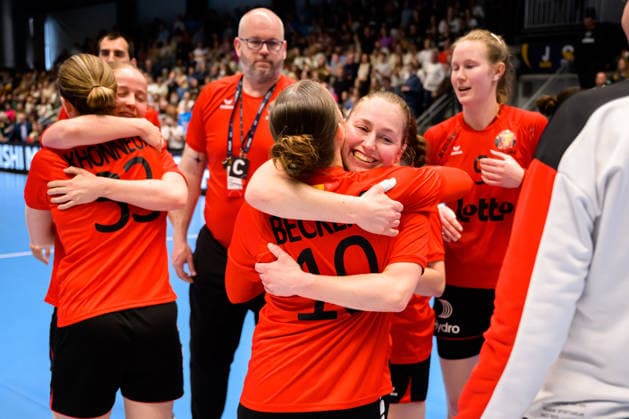 Handball, Womens European Championship Qualification, Germany Belgium, 2nd round, Group 3, Matchday 6 the team from Belgium Hamm Westpress Arena Nordrhein Westfalen Germany