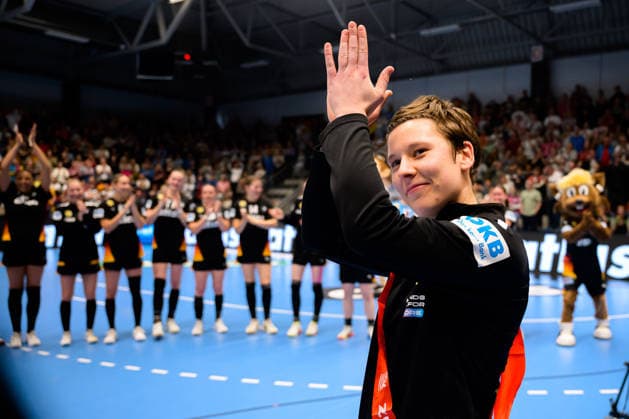 Handball, Womens European Championship Qualification, Germany Belgium, 2nd round, Group 3, Matchday 6 Alina Grijseels Germany Hamm Westpress Arena North Rhine-Westphalia Germany