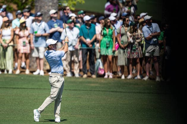 260412 Rory McIlroy of Northern Ireland during the final round of the 2026 Masters Golf Tournament on April 12, 2026 in Augusta Photo Petter Arvidson BILDBYRAN kod PA PA1196 golf masters bbeng the masters augusta  Copyright: PETTERxARVIDSON BB260412PA081