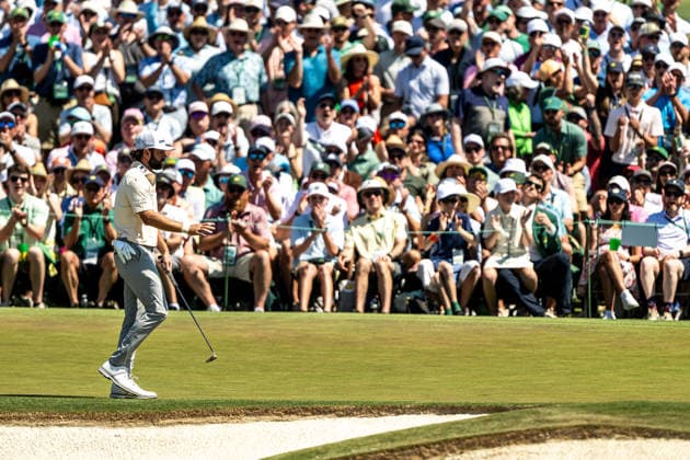 260412 Cameron Young of Unites States during the final round of the 2026 Masters Golf Tournament on April 12, 2026 in Augusta Photo Petter Arvidson BILDBYRAN kod PA PA1196 golf masters bbeng the masters augusta  Copyright: PETTERxARVIDSON BB260412PA084