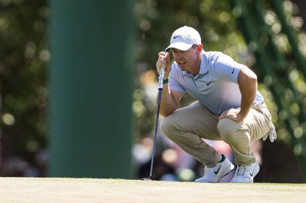 260412 Rory McIlroy of Northern Ireland during the final round of the 2026 Masters Golf Tournament on April 12, 2026 in Augusta Photo Petter Arvidson BILDBYRAN kod PA PA1196 golf masters bbeng the masters augusta  Copyright: PETTERxARVIDSON BB260412PA095