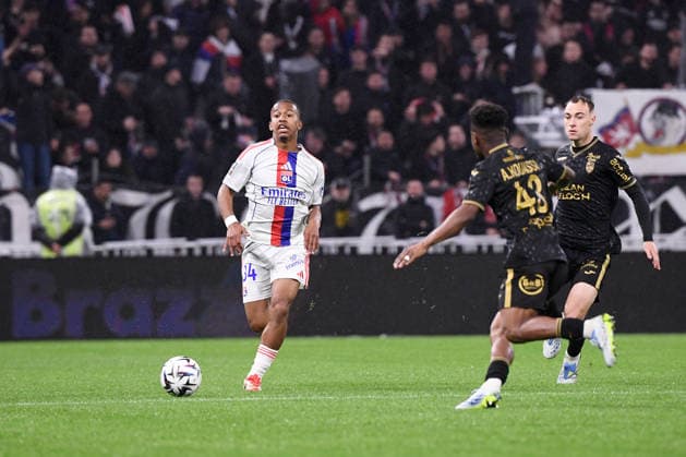 Olympique Lyonnais v FC Lorient - Ligue 1 McDonald s 2025 2026 34 Steeve KANGO (ol) during the Ligue 1 McDonald s match between Lyon and Lorient at Groupama Stadium on April 12, 2026 in Lyon, France. Lyon France  Copyright: xFEPx 776348350