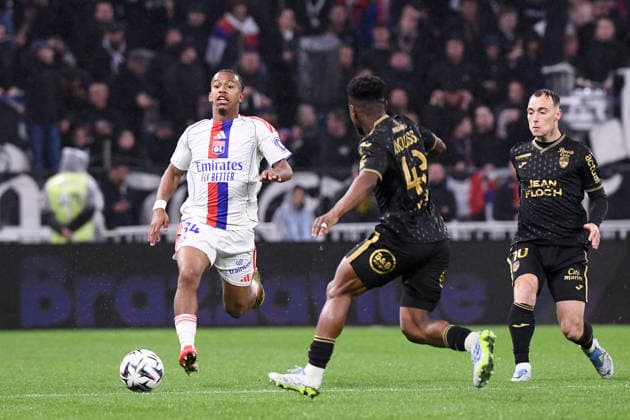 Olympique Lyonnais v FC Lorient - Ligue 1 McDonald s 2025 2026 34 Steeve KANGO (ol) during the Ligue 1 McDonald s match between Lyon and Lorient at Groupama Stadium on April 12, 2026 in Lyon, France. Lyon France  Copyright: xFEPx 776348350