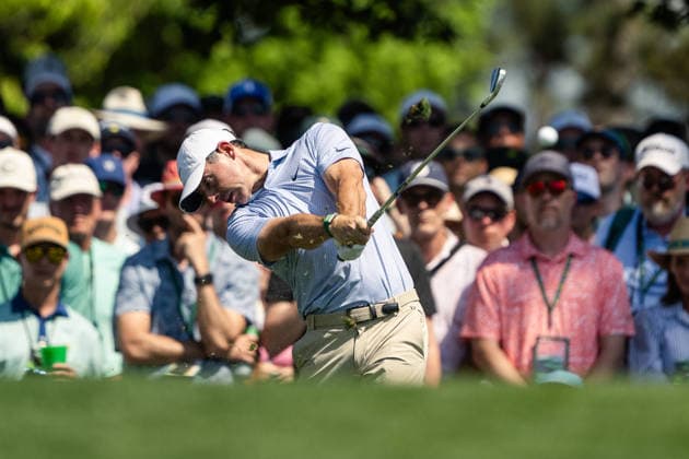 260412 Rory McIlroy of Northern Ireland during the final round of the 2026 Masters Golf Tournament on April 12, 2026 in Augusta Photo Petter Arvidson BILDBYRAN kod PA PA1196 golf masters bbeng the masters augusta  Copyright: PETTERxARVIDSON BB260412PA127
