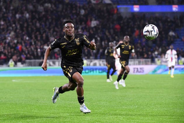 Olympique Lyonnais v FC Lorient - Ligue 1 McDonald s 2025 2026 43 Arsene KOUASSI (fcl) during the Ligue 1 McDonald s match between Lyon and Lorient at Groupama Stadium on April 12, 2026 in Lyon, France. Lyon France  Copyright: xFEPx 776348350