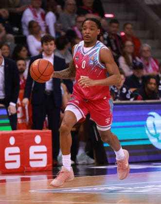 Jalen Finch Bonn , Bonn, Germany, 12 04 2026, Basketball Bundesliga, Matchday 29, Telekom Baskets Bonn vs Basketball Löwen Braunschweig