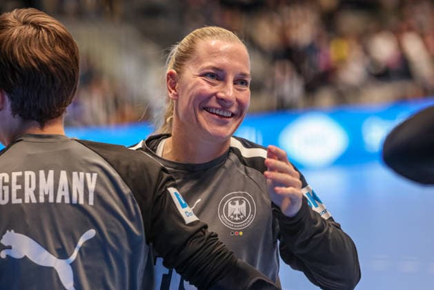 GER, Hamm, Germany vs Belgium, EHF EURO Qualifiers, Handball, EHF, Season 2025 2026, WESTPRESS arena, 6 Matchday in picture Jenny Behrend Germany Handball Women 30 DFB DFL REGULATIONS PROHIBIT ANY USE OF PHOTOGRAPHS AS IMAGE SEQUENCES AND OR QUASI VIDEO, 12 04 2026 Copyright: HMBxMedia HendrikxHamelau
