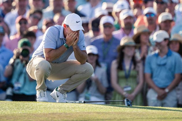 260412 Rory McIlroy of Northern Ireland during the final round of the 2026 Masters Golf Tournament on April 12, 2026 in Augusta Photo Petter Arvidson BILDBYRAN kod PA PA1196 golf masters bbeng the masters augusta  Copyright: PETTERxARVIDSON BB260412PA248