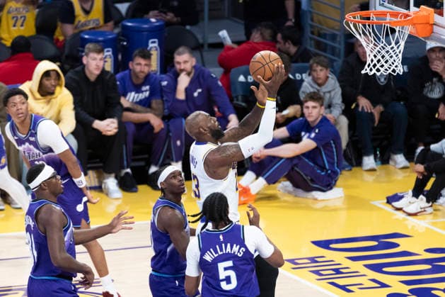 Basketball, NBA, Los Angeles Lakers - Utah Jazz