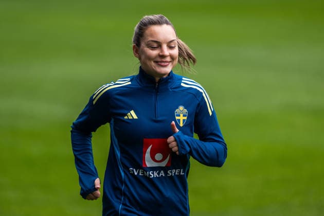 260413 Johanna Rytting Kaneryd of the Swedish women s national football team during a training session on April 13, 2026 in Gothenburg. Photo: Mathias Bergeld BILDBYRAN kod MB MB1363 fotboll football soccer fotball vm-kval kval fifa womens world cup qualifier qualifier träning practice training sverige sweden dam bbeng women kvinner *** 260413 Johanna Rytting Kaneryd of the Swedish women s national football team during a training session on April 13, 2026 in Gothenburg Photo Mathias Bergeld BILDBYRAN code MB MB1363 fotboll football soccer fotball vm kval kval fifa womens world cup qualifier qualifier träning practice training sverige sweden dam bbeng women kvinner  Copyright: MATHIASxBERGELD BB260413MB026