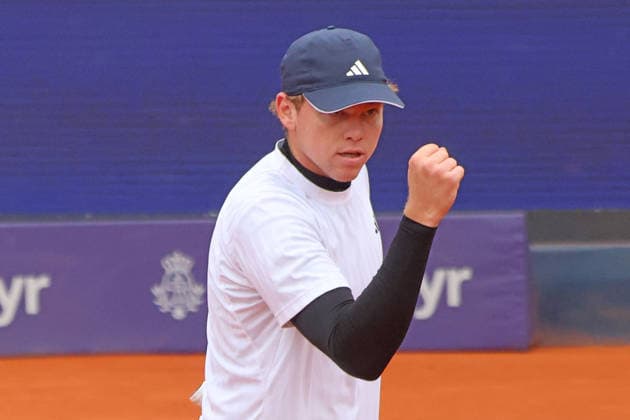 Alex Michelsen USA cheers, cheers Tennis BMW Open by Bitpanda 2026 ATP 500 Munich 13 04 2026 PHOTO Mladen Lackovic LakoPress