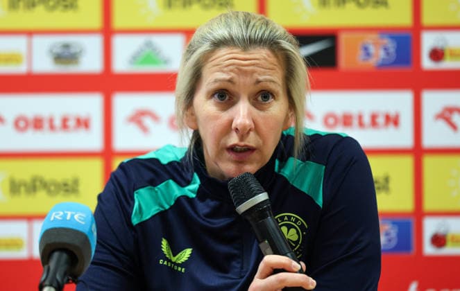 Football, Women, World Cup Qualifiers, National Team Ireland, Press conference