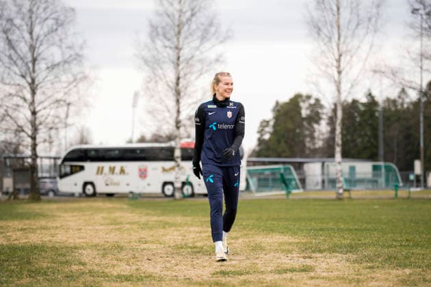 The women s national team is preparing for the World Cup qualifier against Slovenia Lillestrom 20260413 Ada Hegerberg during a training session with the women s national football team at Vigernesjordet in Lillestrom before the World Cup qualifier against Slovenia Photo Stian Lysberg Solum NTB Lillestrom Norway EDITORIAL USE ONLY RESTRICTED USE FOR BETTING COMPANIES  Copyright: xStianxLysbergxSolumx xNTBx