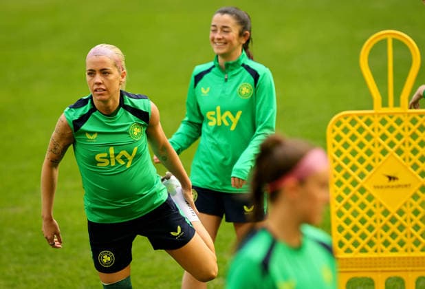 Football, Women, World Cup Qualifiers, National Team Ireland, Training