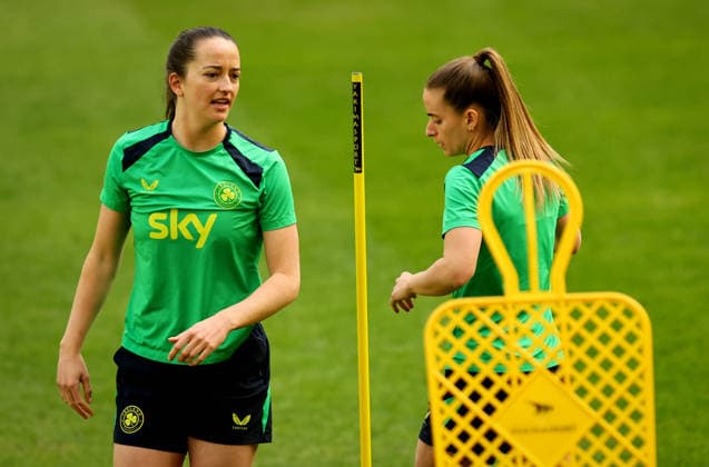 Republic of Ireland WNT Squad Training, Polsat Plus Arena, Gdansk, Poland 13 4 2026 Anna Patten Anna Patten 13 4 2026  Copyright: x INPHO RyanxByrnex RB2_6758