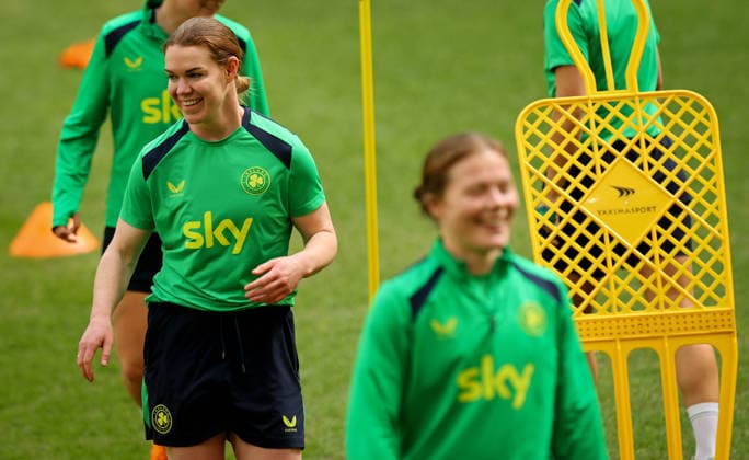 Republic of Ireland WNT Squad Training, Polsat Plus Arena, Gdansk, Poland 13 4 2026 Aoife Mannion Aoife Mannion 13 4 2026  Copyright: x INPHO RyanxByrnex RB2_6951