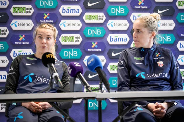 Football, Women, World Cup Qualifiers, National Team Norway, Press conference