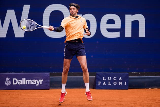 MUNICH, GERMANY - APRIL 13: Arthur Rinderknech (FRA) during the BMW Open by Bitpanda Singles match between Arthur Rinderknech (FRA) vs Alex Michelsen (USA) at MTTC Iphitos on April 13, 2026 in Munich, Germany. Bavaria Germany Copyright: xSteffiexWunderlx
