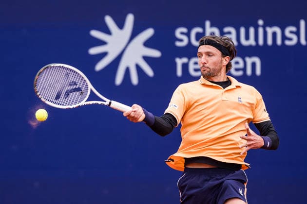 MUNICH, GERMANY - APRIL 13: Arthur Rinderknech (FRA) during the BMW Open by Bitpanda Singles match between Arthur Rinderknech (FRA) vs Alex Michelsen (USA) at MTTC Iphitos on April 13, 2026 in Munich, Germany. Bavaria Germany Copyright: xSteffiexWunderlx
