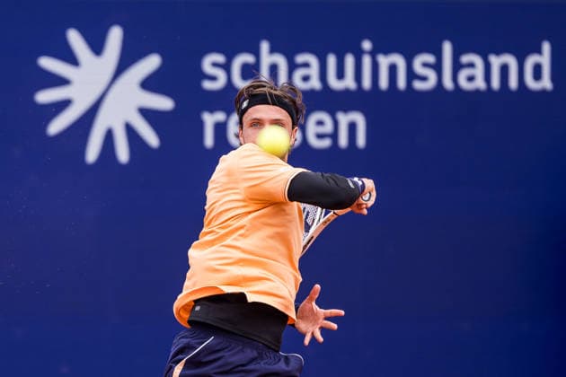 MUNICH, GERMANY - APRIL 13: Arthur Rinderknech (FRA) during the BMW Open by Bitpanda Singles match between Arthur Rinderknech (FRA) vs Alex Michelsen (USA) at MTTC Iphitos on April 13, 2026 in Munich, Germany. Bavaria Germany Copyright: xSteffiexWunderlx