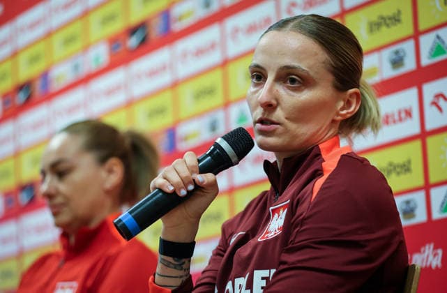 Football, Women, World Cup Qualifiers, National Team Poland, Press conference
