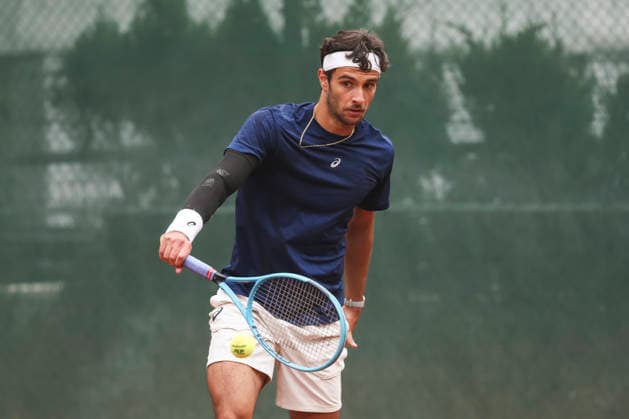 April 13, 2026, Barcelona, Barcelona, Spain: Lorenzo Musetti of Italy during training on Day 3 of the Barcelona Open Banc Sabadell - Conde Godo 2026 Day 3 at Real Club de Tenis Barcelona on April 13, 2026 in Barcelona, Spain. Barcelona Spain - ZUMAa181 20260413_zaa_a181_146 Copyright: xJavierxBorregox