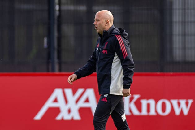 Football - UEFA Champions League - Quarter-FInal - 2nd Leg - Liverpool FC v Paris Saint-Germain FC - MD-1 LIVERPOOL, ENGLAND - Monday, April 13, 2026: Liverpool s head coach Arne Slot during a training session at the AXA Training Centre ahead of the UEFA Champions League Quarter-Final 2nd Leg match between Liverpool FC and Paris Saint-Germain FC. (Photo by David Rawcliffe Propaganda) LIVERPOOL AXA Training Centre MERSEYSIDE ENGLAND  Copyright: xDavidxRawcliffex 2026-04-13-004-Liverpool_PSG_MD-1
