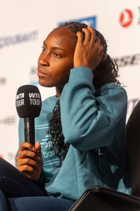 Coco Gauff, Press conference, Tennis, ATP Tournament, WTA 500, Porsche Tennis Grand Prix, 13 04 2026, Tennis, ATP Tournament, WTA 500, Porsche Tennis Grand Prix, 13 04 2026, Stuttgart Copyright: xEibner-Pressefoto EdwardxCheungx EP_ECG