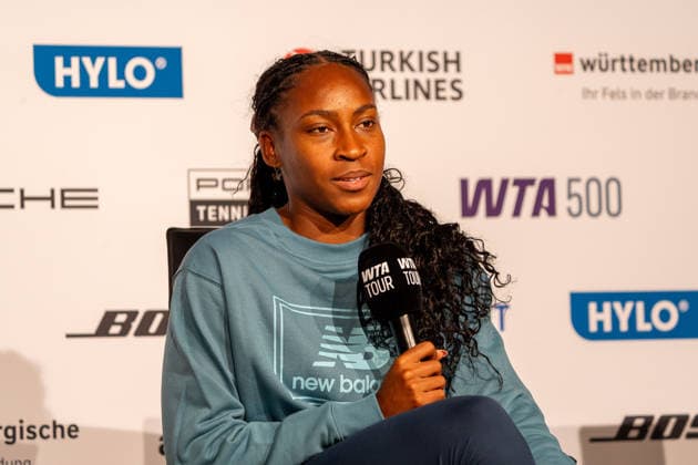 Coco Gauff, Press conference, Tennis, ATP Tournament, WTA 500, Porsche Tennis Grand Prix, 13 04 2026, Tennis, ATP Tournament, WTA 500, Porsche Tennis Grand Prix, 13 04 2026, Stuttgart Copyright: xEibner-Pressefoto EdwardxCheungx EP_ECG