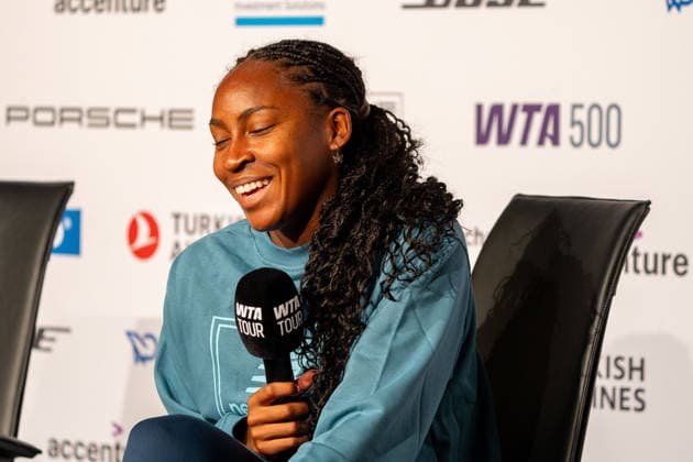 Coco Gauff, Press conference, Tennis, ATP Tournament, WTA 500, Porsche Tennis Grand Prix, 13 04 2026, Tennis, ATP Tournament, WTA 500, Porsche Tennis Grand Prix, 13 04 2026, Stuttgart Copyright: xEibner-Pressefoto EdwardxCheungx EP_ECG