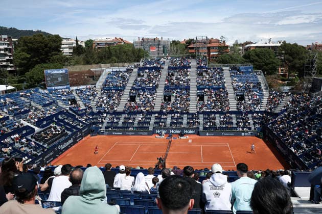 April 13, 2026, Barcelona, Barcelona, Spain: A panoramic view of the Rafa Nadal Court during the First round tennis match of the Barcelona Open Banc Sabadell - Conde Godo 2026 Day 3 at Real Club de Tenis Barcelona on April 13, 2026 in Barcelona, Spain. Barcelona Spain - ZUMAa181 20260413_zaa_a181_224 Copyright: xJavierxBorregox