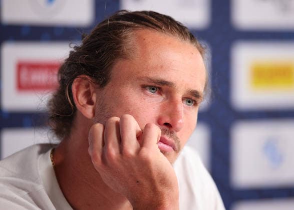 Alexander Zverev GER , Press conference, Portrait Tennis BMW Open 2026 ATP MTTC Iphitos Munich Germany April 13, 2026 Copyright: xJuergenxHasenkopfx
