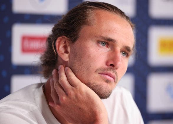 Alexander Zverev GER , Press conference, Portrait Copyright: xJuergenxHasenkopfx