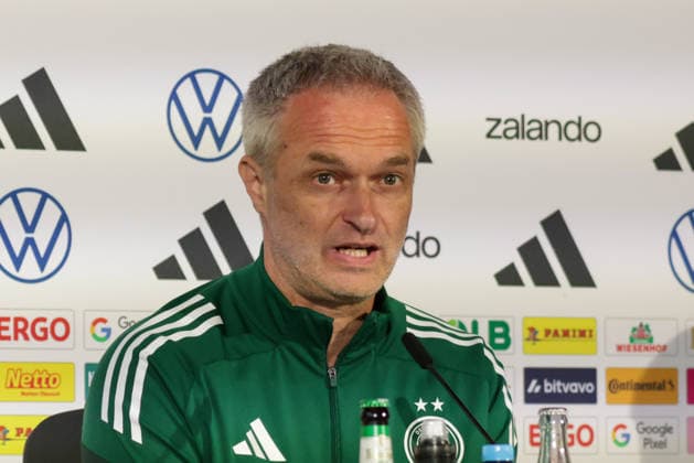 13 04 2026, xgrfx, Football DFB Media Dates, German Womens National Team Press Conference and Final Training v l Christian Wück German Womens National Team DFL DFB REGULATIONS PROHIBIT ANY USE OF PHOTOGRAPHS as IMAGE SEQUENCES and or QUASI VIDEO Nuremberg