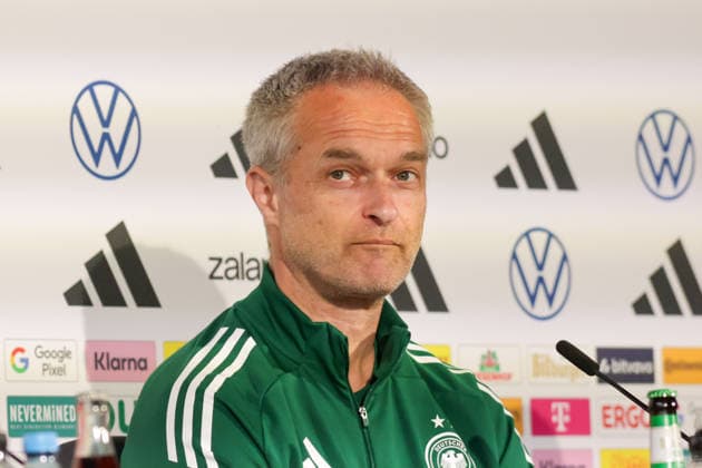 13 04 2026, xgrfx, Football DFB Media Dates, German Womens National Team Press Conference and Final Training v l Christian Wück German Womens National Team DFL DFB REGULATIONS PROHIBIT ANY USE OF PHOTOGRAPHS as IMAGE SEQUENCES and or QUASI VIDEO Nuremberg