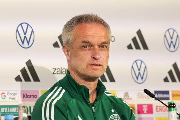13 04 2026, xgrfx, Football DFB Media Dates, German Womens National Team Press Conference and Final Training v l Christian Wück German Womens National Team DFL DFB REGULATIONS PROHIBIT ANY USE OF PHOTOGRAPHS as IMAGE SEQUENCES and or QUASI VIDEO Nuremberg