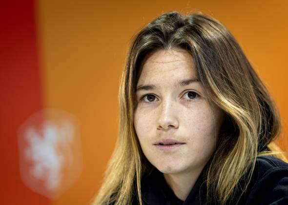 Football, Women, World Cup Qualifiers, National Team Netherlands, Press conference