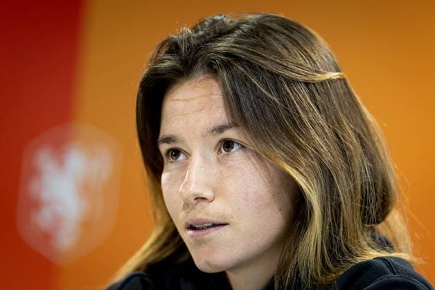ZEIST - Damaris Egurrola of the Dutch women s football team during a press conference, PK, Pressekonferenz ahead of the World Cup qualifying match against France. KOEN VAN WEEL ANP xVIxANPxSportx xxANPxIVx 555718589 originalFilename: 555718589.jpg
