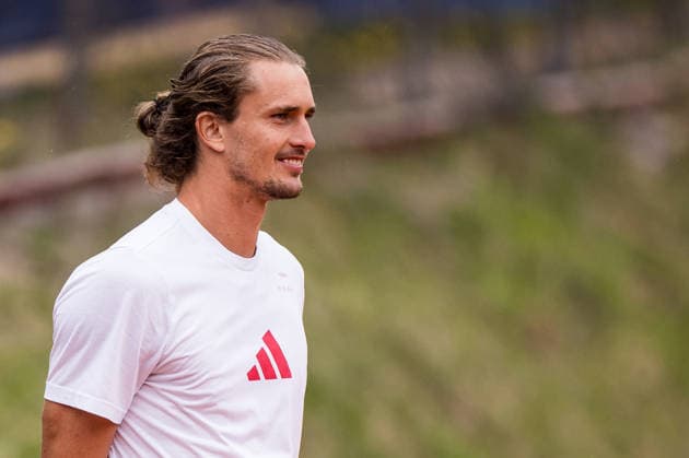 MUNICH, GERMANY - APRIL 13: Training of Alexander Zverev (GER) during the BMW Open by Bitpanda at MTTC Iphitos on April 13, 2026 in Munich, Germany. Bavaria Germany Copyright: xSteffiexWunderlx