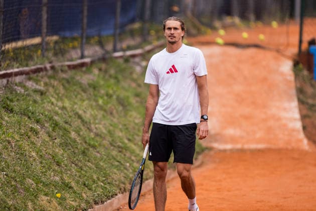 MUNICH, GERMANY - APRIL 13: Training of Alexander Zverev (GER) during the BMW Open by Bitpanda at MTTC Iphitos on April 13, 2026 in Munich, Germany. Bavaria Germany Copyright: xSteffiexWunderlx